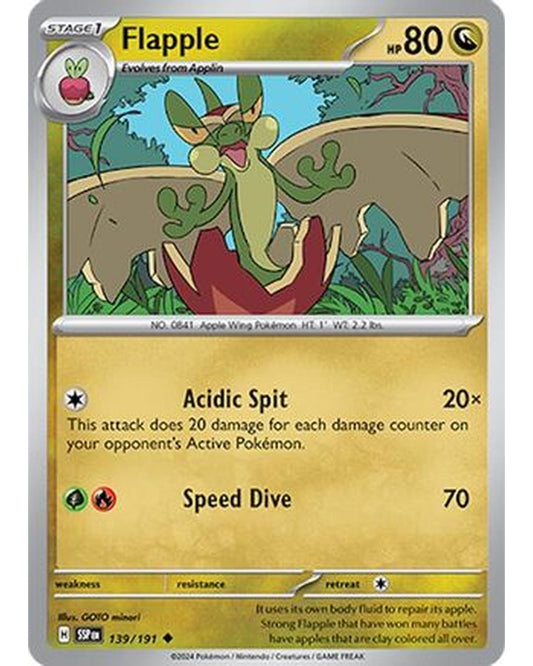 Flapple 139/191  SV08 Surging Sparks - Uncommon