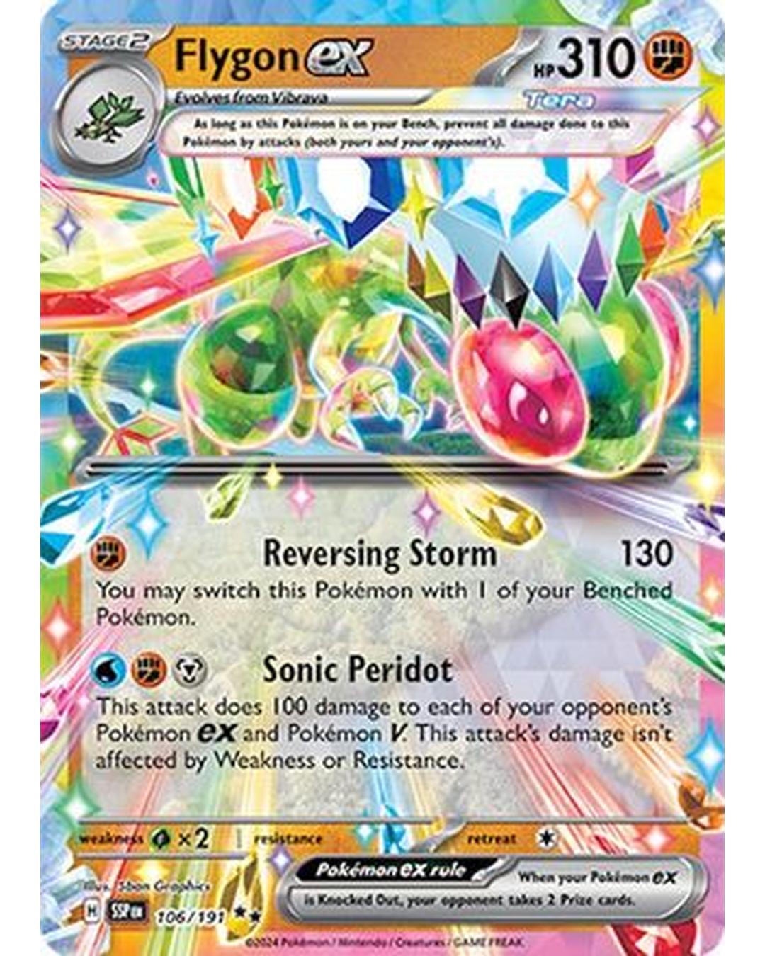 Flygon ex 106/191  - Holofoil SV08 Surging Sparks - Double Rare