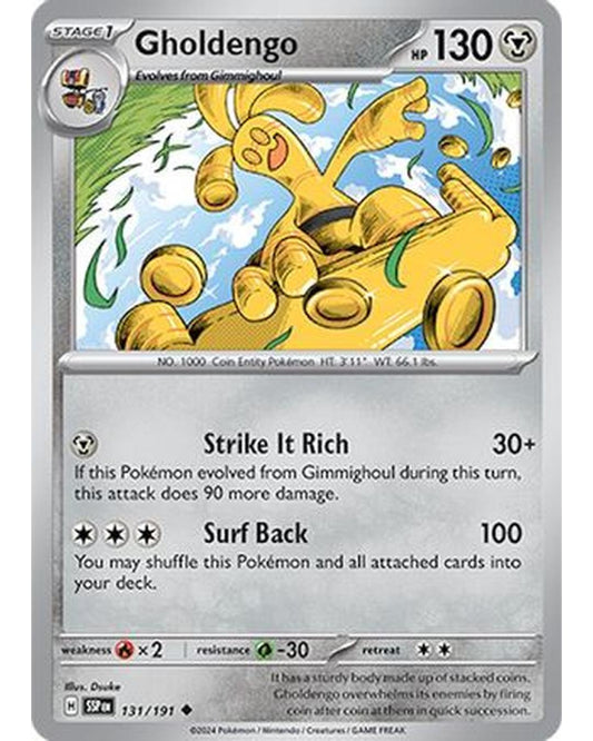 Gholdengo 131/191  SV08 Surging Sparks - Uncommon