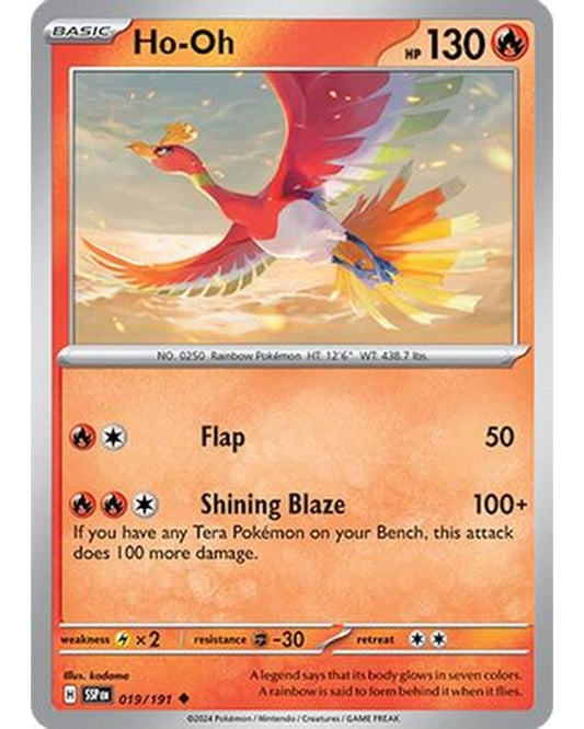Ho-Oh 019/191  SV08 Surging Sparks - Uncommon
