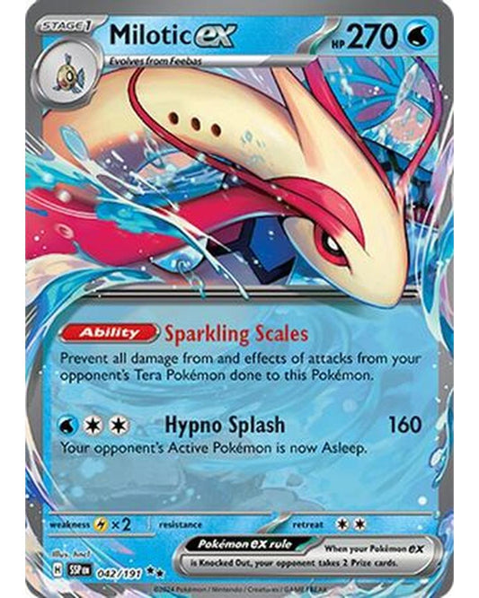 Milotic ex 042/191  - Holofoil SV08 Surging Sparks - Double Rare