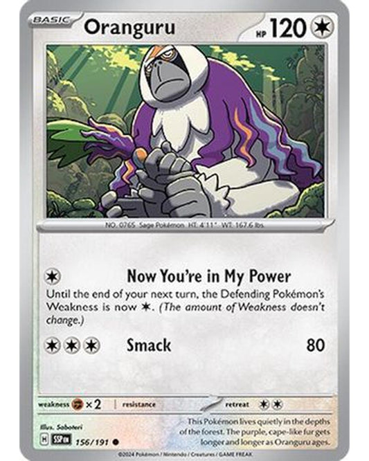 Oranguru 156/191  SV08 Surging Sparks - Common