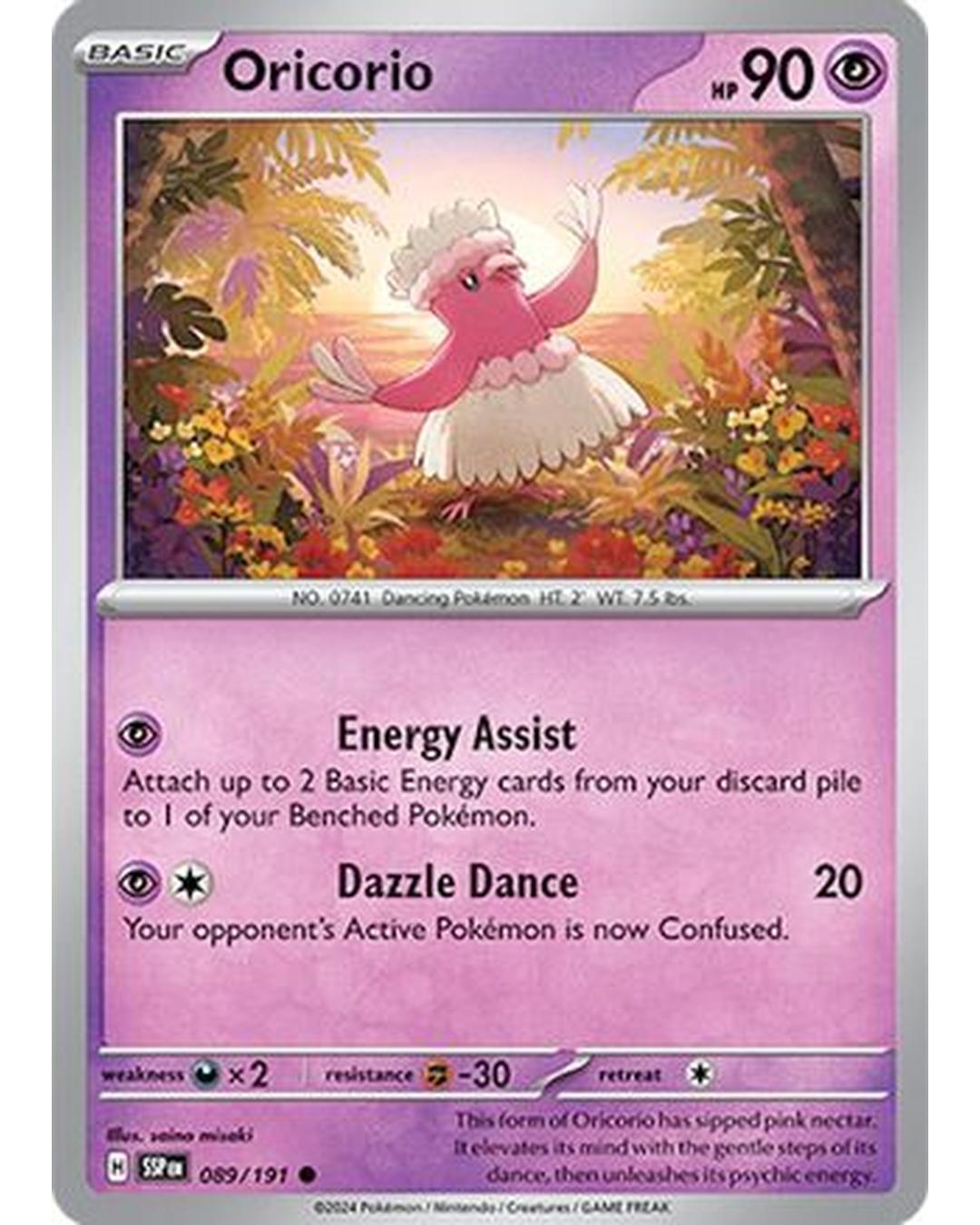 Oricorio 089/191  SV08 Surging Sparks - Common