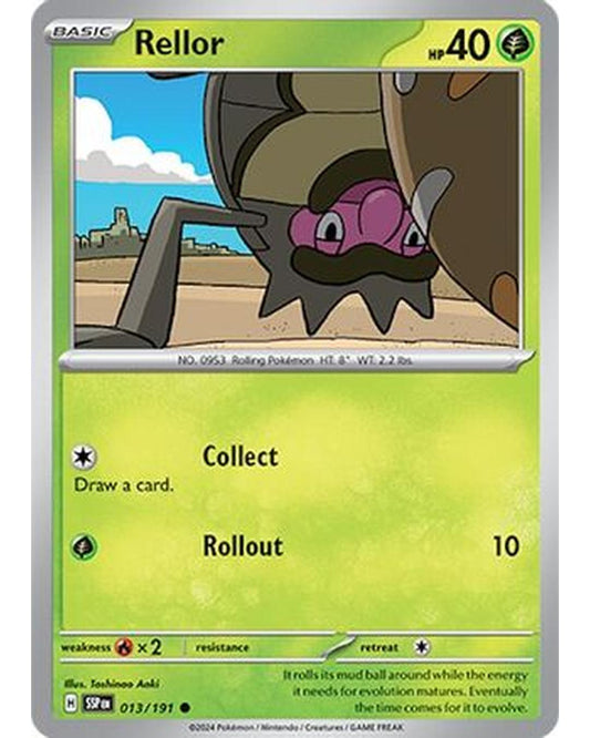 Rellor 013/191  - Reverse Holofoil SV08 Surging Sparks - Common