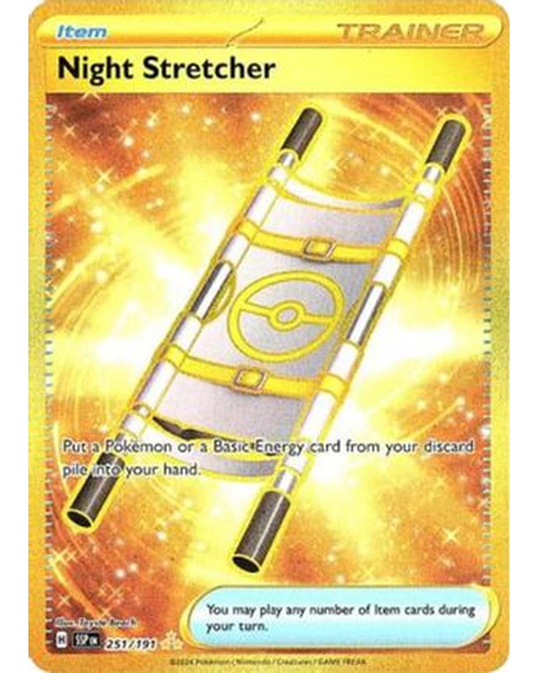 Night Stretcher 251/191  - Holofoil SV08 Surging Sparks - Hyper Rare