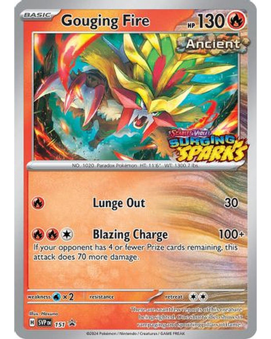 Gouging Fire 151  - Holofoil SV Scarlet & Violet Promo Cards - Promo