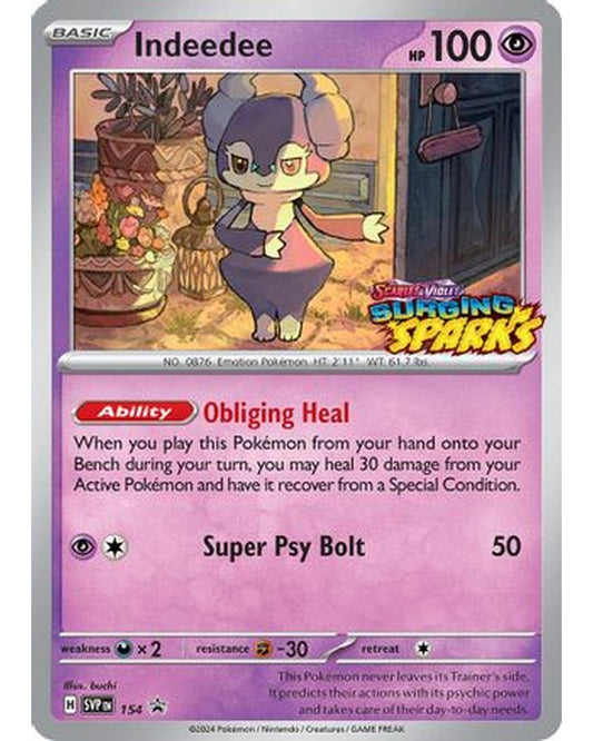 Indeedee 154  - Holofoil SV Scarlet & Violet Promo Cards - Promo