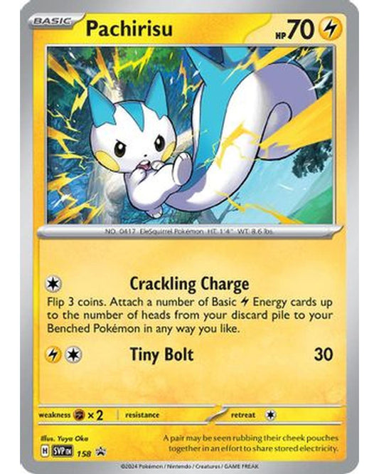 Pachirisu 158  - Holofoil SV Scarlet & Violet Promo Cards - Promo
