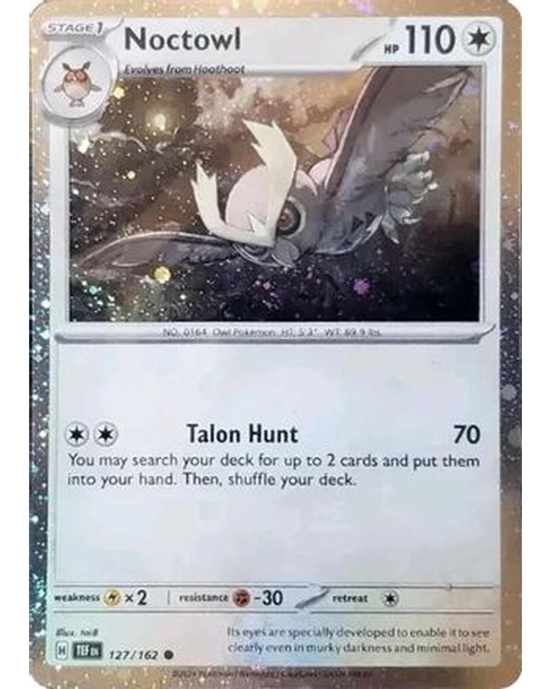 Noctowl 127/162  - Holofoil SV Scarlet & Violet Promo Cards - Promo