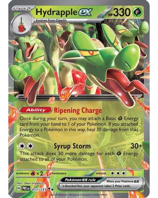 Hydrapple ex 011/131  - Holofoil SV Prismatic Evolutions - Double Rare