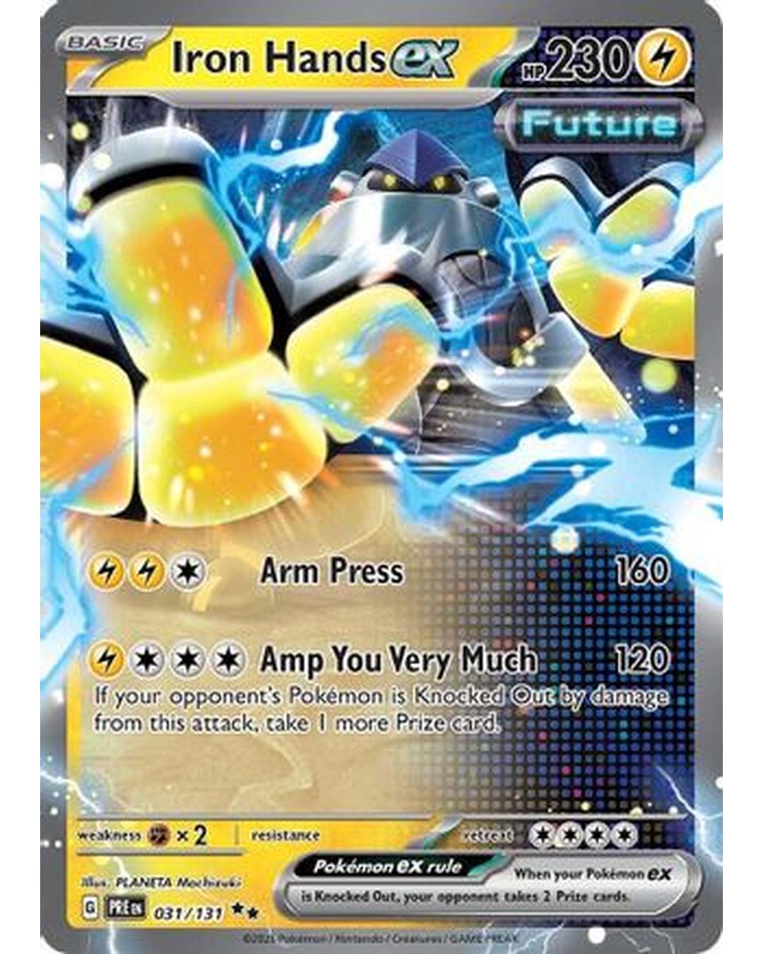 Iron Hands ex 031/131  - Holofoil SV Prismatic Evolutions - Double Rare