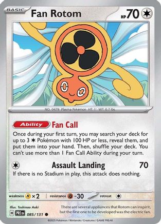 Fan Rotom 085/131  SV Prismatic Evolutions - Common