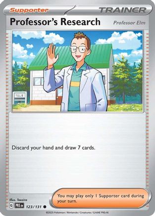 Professor's Research [Professor Elm] 123/131  SV Prismatic Evolutions - Common