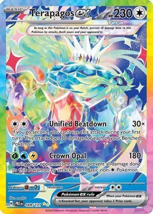 Terapagos ex 169/131  - Holofoil SV Prismatic Evolutions - Special Illustration Rare