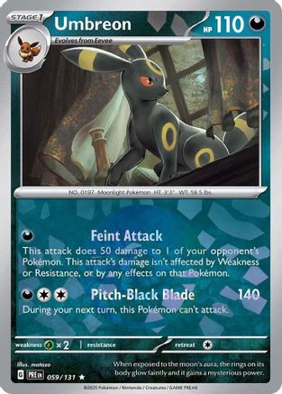 Umbreon (Poke Ball Pattern) 059/131  - Holofoil SV Prismatic Evolutions - Rare