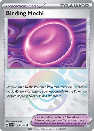 Binding Mochi (Poke Ball Pattern) 095/131  - Holofoil SV Prismatic Evolutions - Uncommon