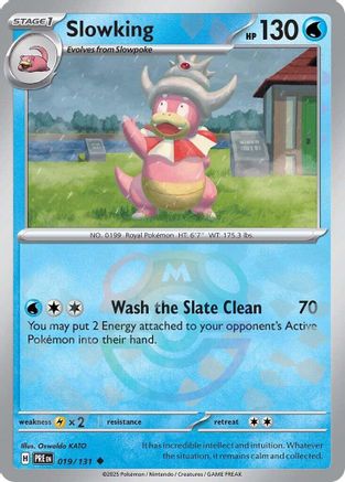 Slowking (Master Ball Pattern) 019/131  - Holofoil SV Prismatic Evolutions - Uncommon
