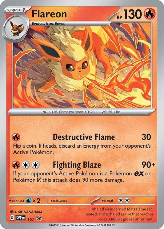 Flareon 167  - Holofoil SV Scarlet & Violet Promo Cards - Promo
