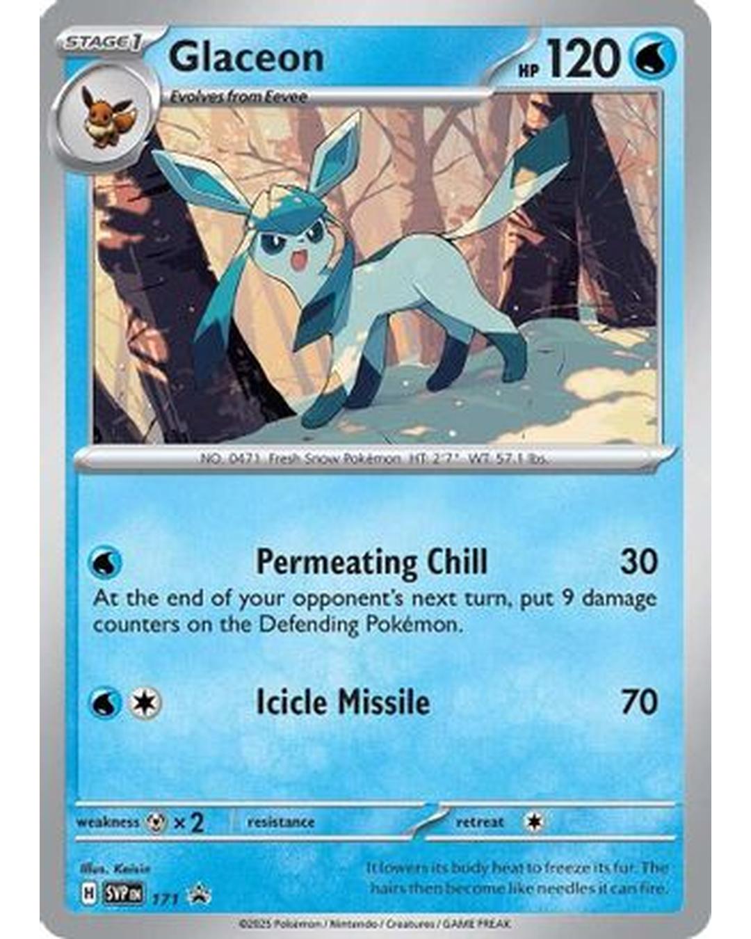 Glaceon 171  - Holofoil SV Scarlet & Violet Promo Cards - Promo