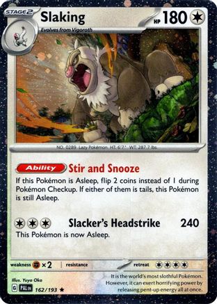 Slaking (Cosmos Holo) 162/193  - Holofoil Miscellaneous Cards & Products - Rare