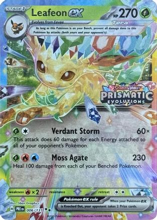 Leafeon ex 006/131  - Holofoil Miscellaneous Cards & Products - Promo