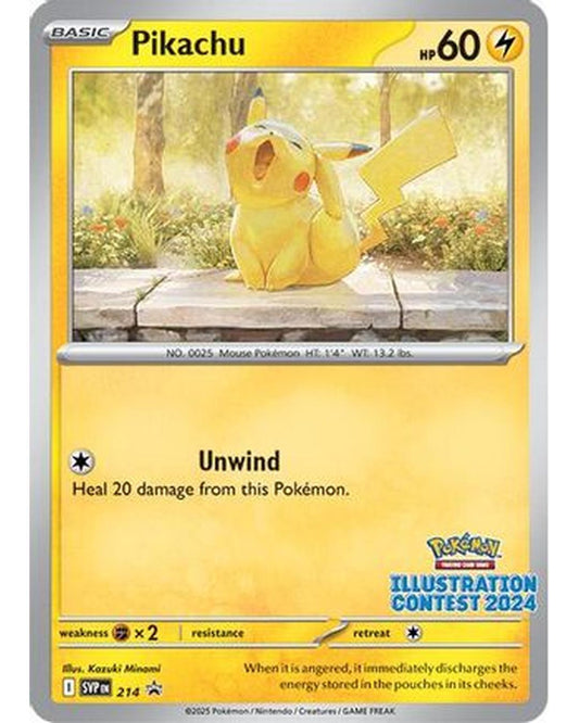 Pikachu 214  SV Scarlet & Violet Promo Cards - Promo