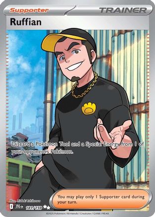 Ruffian 181/159  - Holofoil SV09 Journey Together - Ultra Rare