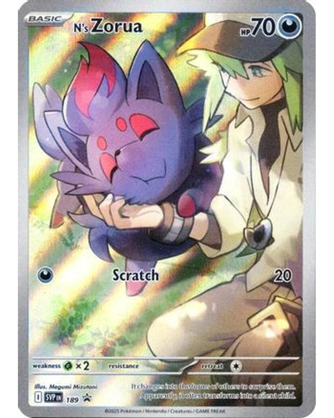 N's Zorua 189  - Holofoil SV Scarlet & Violet Promo Cards - Promo
