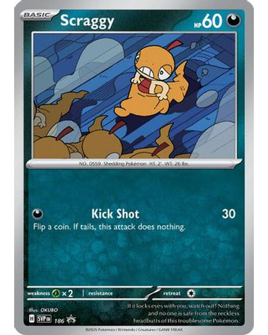Scraggy 186  - Holofoil SV Scarlet & Violet Promo Cards - Promo