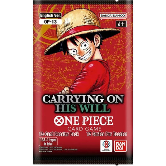 One Piece Card Game: (OP13) Carrying On His Will Booster Pack