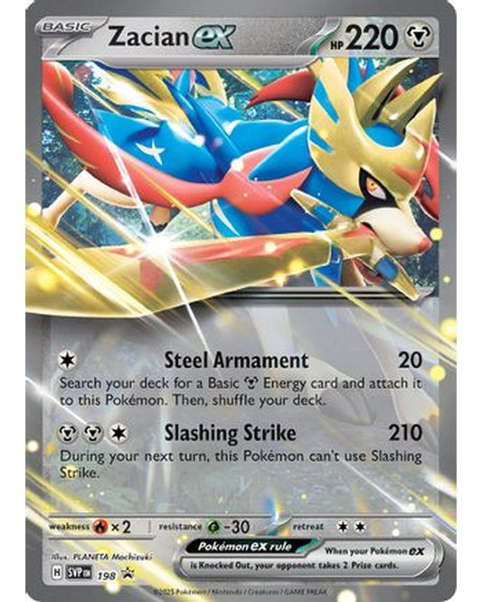 Zacian ex 198  - Holofoil SV Scarlet & Violet Promo Cards - Promo