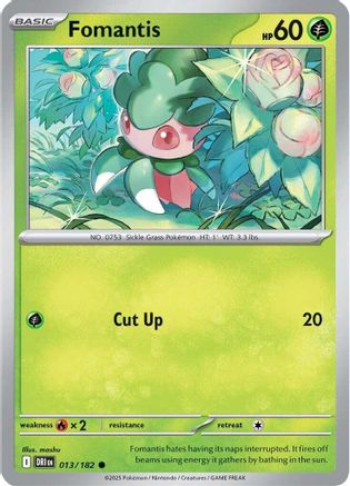 Fomantis 013/182  SV10 Destined Rivals - Common