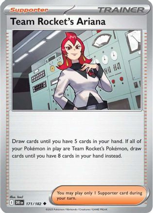 Team Rocket's Ariana 171/182  SV10 Destined Rivals - Uncommon