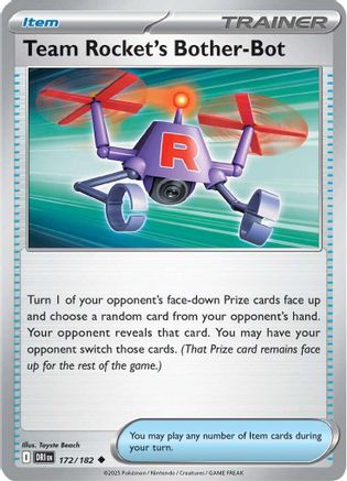 Team Rocket's Bother-Bot 172/182  SV10 Destined Rivals - Uncommon