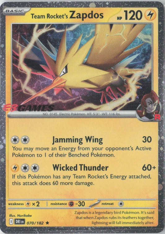 Team Rocket's Zapdos (EB Games Exclusive)