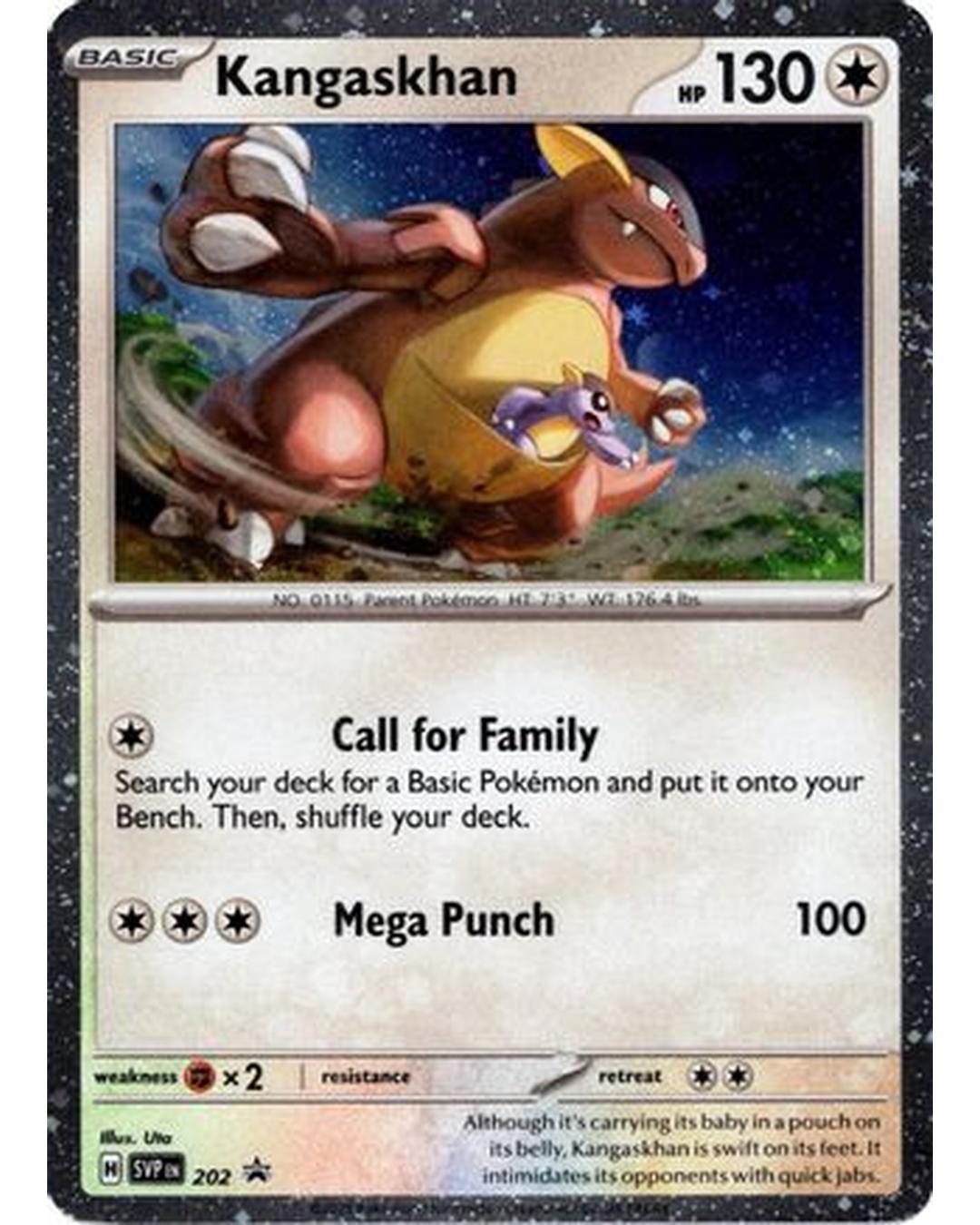 Kangaskhan 202  - Holofoil SV Scarlet & Violet Promo Cards - Holo Rare