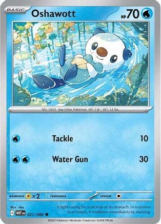 Oshawott 021/086  SV White Flare - Common