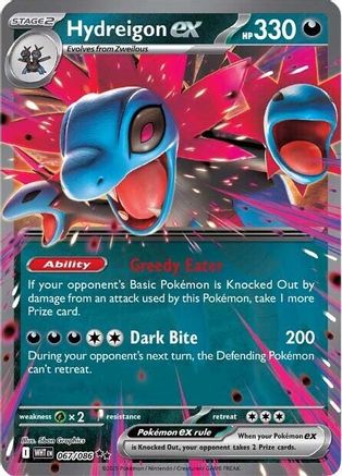 Hydreigon ex 067/086  - Holofoil SV White Flare - Double Rare