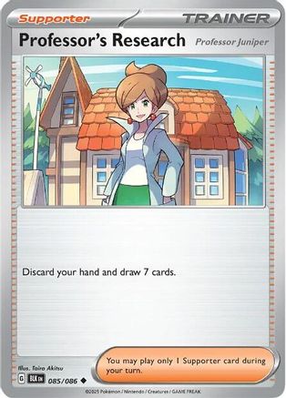 Professor's Research 085  - Reverse Holofoil SV Black Bolt - Uncommon