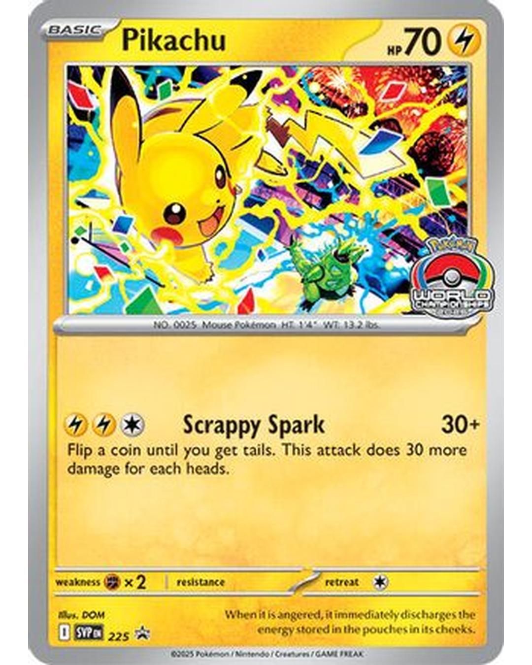 Pikachu 225  SV Scarlet & Violet Promo Cards - Promo
