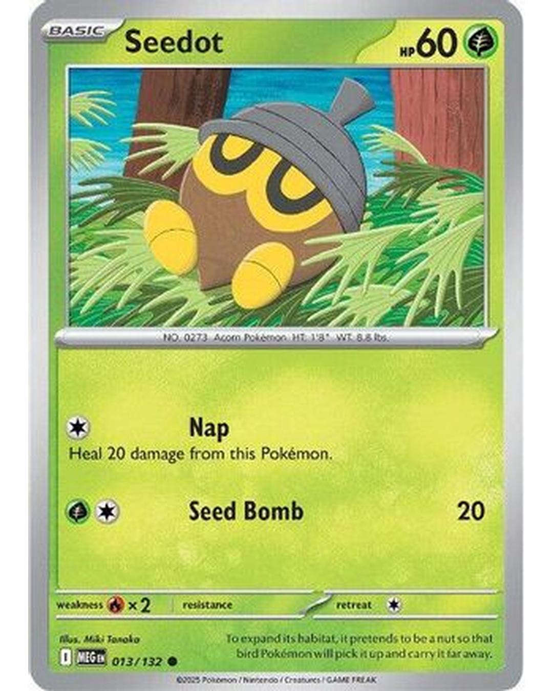 Seedot 013/132  ME01 Mega Evolution - Common