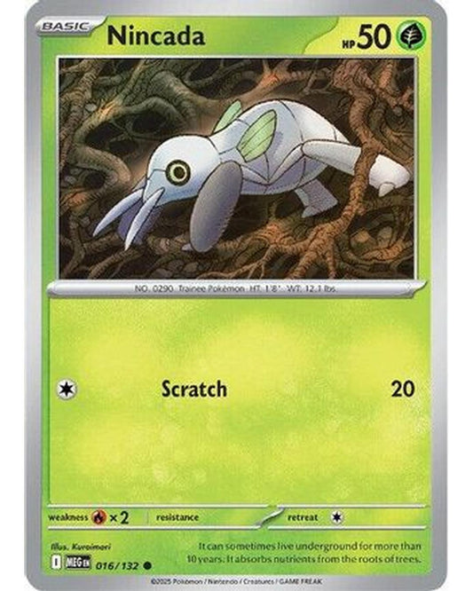 Nincada 016/132  ME01 Mega Evolution - Common