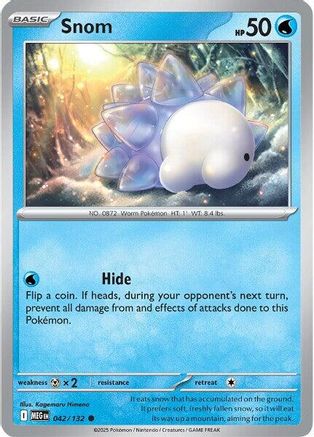 Snom 042  - Reverse Holofoil ME01 Mega Evolution - Common