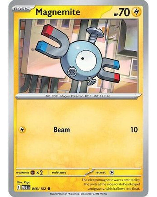 Magnemite 045/132  ME01 Mega Evolution - Common