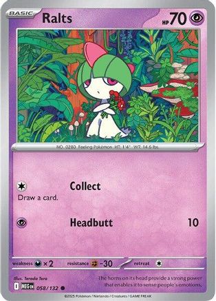 Ralts 058  ME01 Mega Evolution - Common