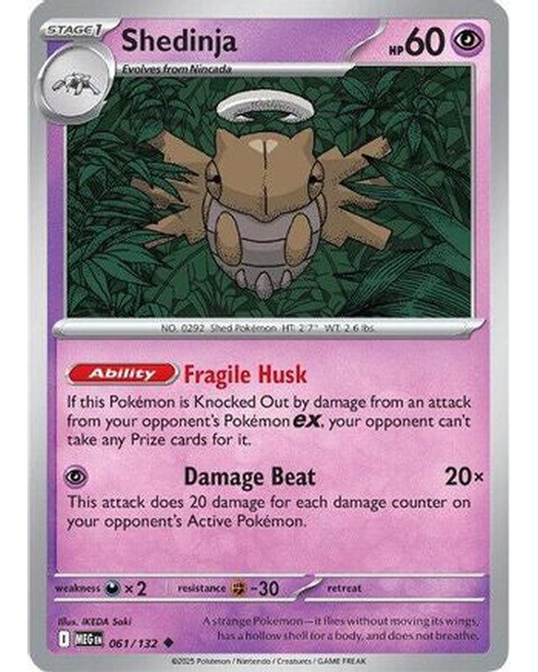 Shedinja 061/132  ME01 Mega Evolution - Uncommon