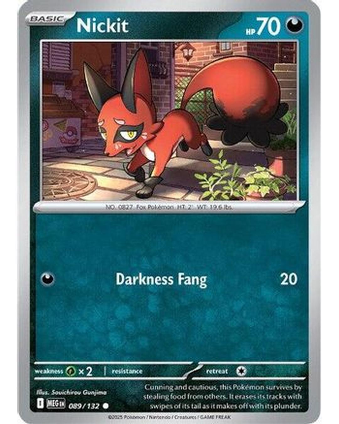 Nickit 089/132  - Reverse Holofoil ME01 Mega Evolution - Common