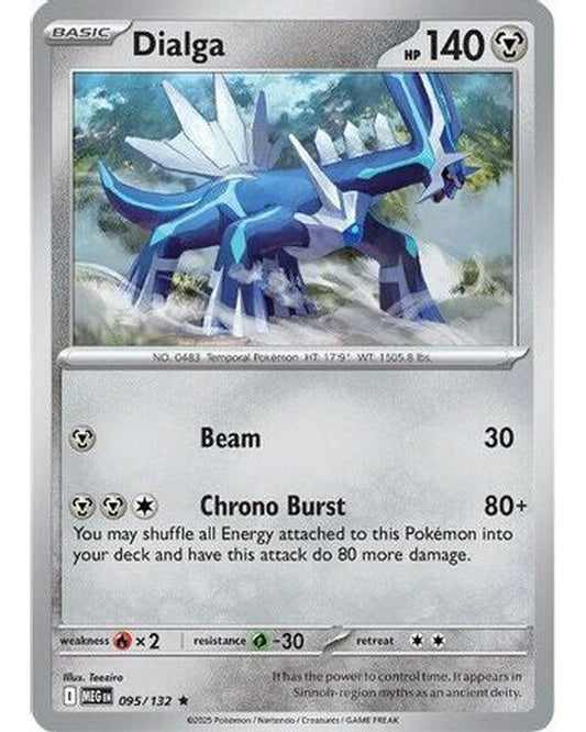 Dialga 095/132  - Holofoil ME01 Mega Evolution - Rare