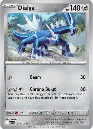 Dialga 095  - Holofoil ME01 Mega Evolution - Rare