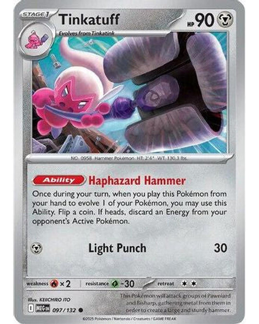 Tinkatuff 097/132  ME01 Mega Evolution - Common